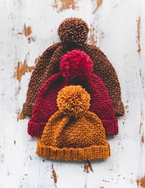 free crochet hat pattern - winter hat - beanie crochet pattern - amorecraftylife.com #hat #crochet #crochetpattern