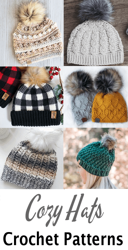crochet hat pattern - winter hat - beanie crochet pattern - amorecraftylife.com #hat #crochet #crochetpattern