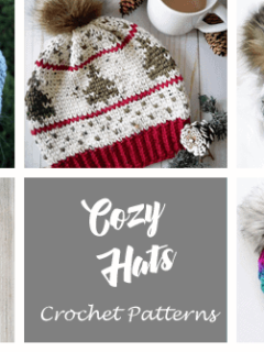 crochet hat pattern - winter hat - beanie crochet pattern - amorecraftylife.com #hat #crochet #crochetpattern