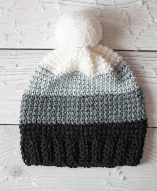 free bulky crochet hat patterns - winter hat - beanie crochet pattern - amorecraftylife.com #hat #crochet #crochetpattern