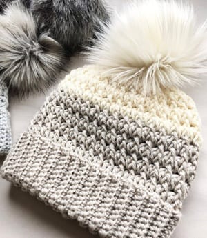 crochet hat pattern - winter hat - beanie crochet pattern - amorecraftylife.com #hat #crochet #crochetpattern