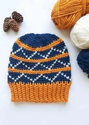 free bulky crochet hat patterns - winter hat - beanie crochet pattern - amorecraftylife.com #hat #crochet #crochetpattern