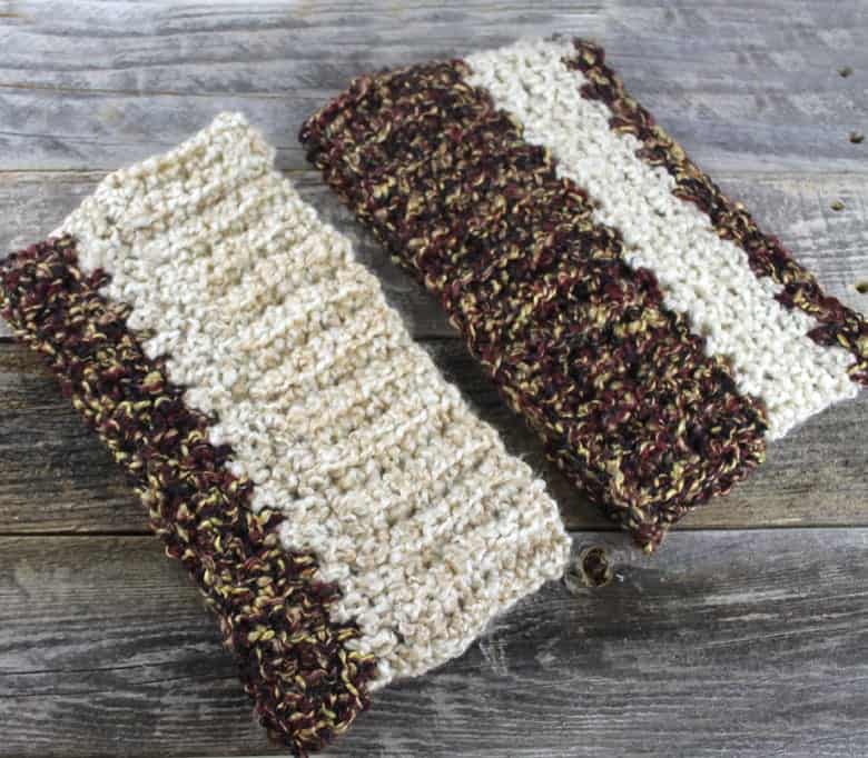 Textured Crochet Ear Warmer Pattern -crochet headband pattern- pdf - amorecraftylife.com #crochet #crochetpattern #freecrochetpattern