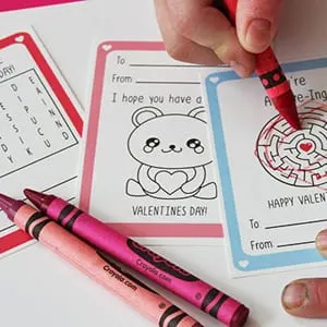 free printable valentine card - valentines day kid card- amorecraftylife.com #valentinesday #preschool #printable