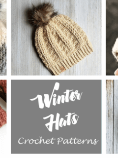 winter Crochet hat patterns - crochet pattern pdf - amorecraftylife.com #crochet #crochetpattern