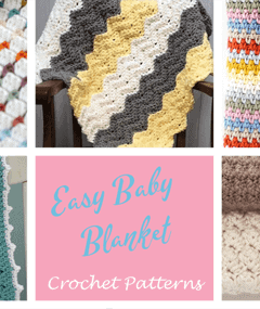 easy baby blanket crochet pattern - quick baby blanket - amorecraftylife.com #baby #crochet #crochetpattern #freecrochetpattern