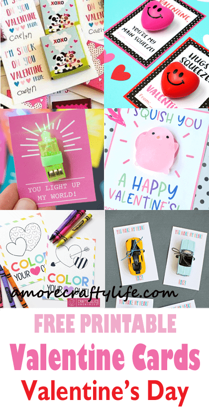 free printable valentine card - valentines day kid card- amorecraftylife.com #valentinesday #preschool #printable