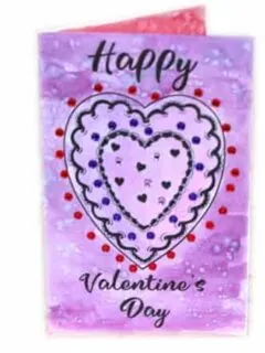 free heart printable valentine card - crafts for kids - valentine's day crafts for kids -amorecraftylife.com #craftsforkids #kidscrafts #preschool