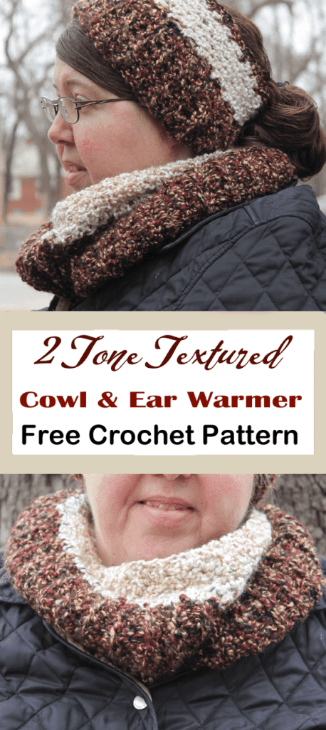 Textured Crochet Ear Warmer Pattern -crochet headband pattern- pdf - amorecraftylife.com #crochet #crochetpattern #freecrochetpattern