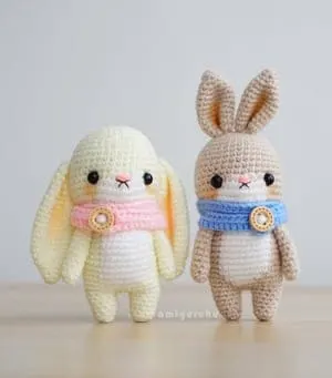 amigurumi crochet bunny patterns - rabbit crochet pattern - Easter pdf - amorecraftylife.com amigurumi #crochet #diy