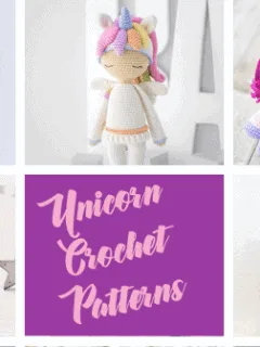crochet unicorn pattern- crochet pattern pdf - amigurumi amorecraftylife.com #crochet #crochetpattern