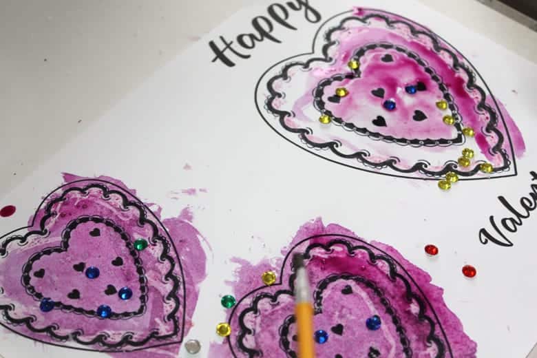 free heart printable valentine card - crafts for kids - valentine's day crafts for kids -amorecraftylife.com #craftsforkids #kidscrafts #preschool