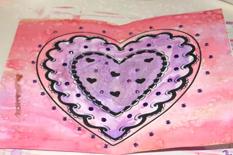 free heart printable valentine card - crafts for kids - valentine's day crafts for kids -amorecraftylife.com #craftsforkids #kidscrafts #preschool