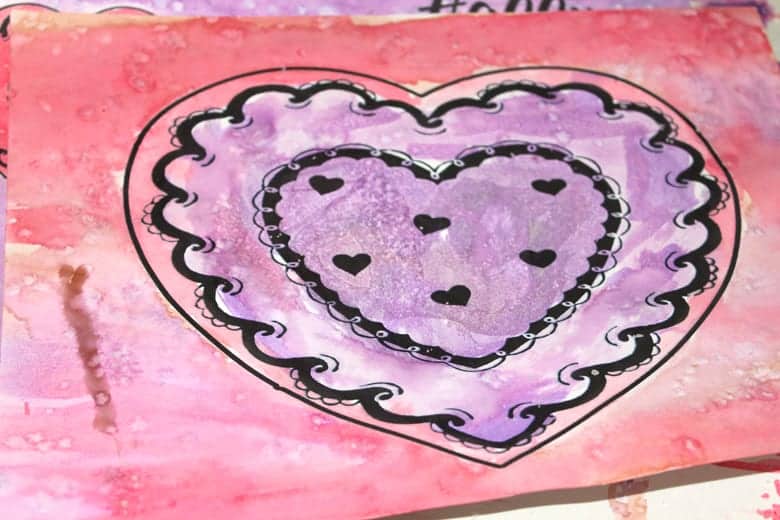 free heart printable valentine card - crafts for kids - valentine's day crafts for kids -amorecraftylife.com #craftsforkids #kidscrafts #preschool