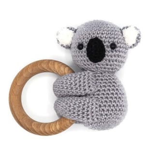 crochet baby rattle Patterns - Cute Gifts - A More Crafty Life - amigurumi #crochet #crochetpattern #baby