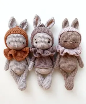 amigurumi crochet bunny patterns - rabbit crochet pattern - Easter pdf - amorecraftylife.com amigurumi #crochet #diy