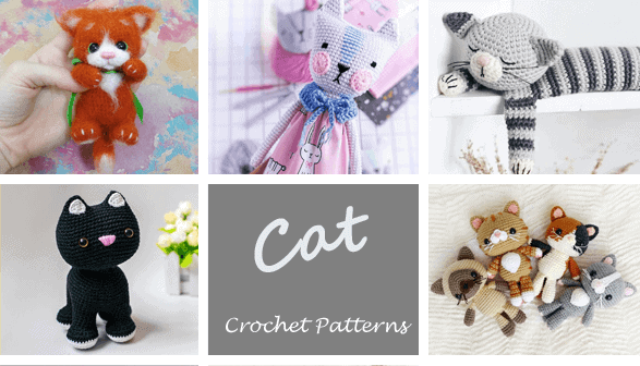 35 Adorable Crochet Cat Patterns: Beginner Crocheting Toy Tips - A More ...