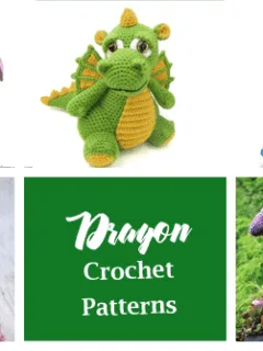 crochet dragon pattern- crochet pattern pdf - amigurumi amorecraftylife.com #crochet #crochetpattern