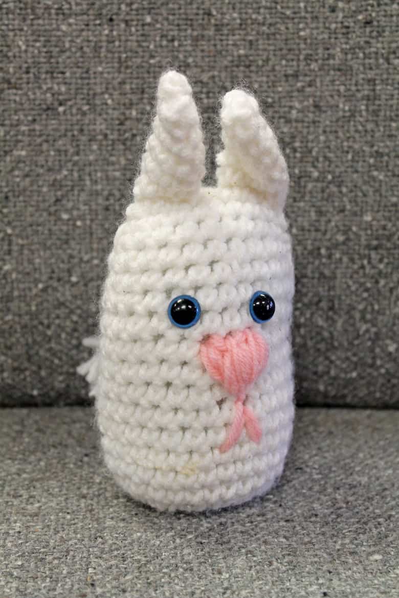 Simple Crochet Bunny Pattern -Easy Easter Gift - A More Crafty Life
