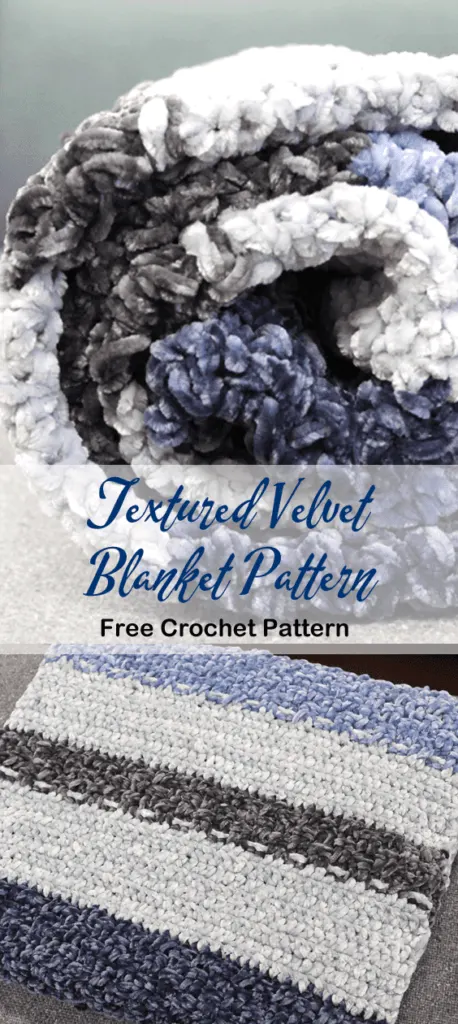 free textured velvet blanket crochet pattern - crochet throw pattern- crochet blanket pattern -amorecraftylife.com #crochet #crochetpattern #freecrochetpattern