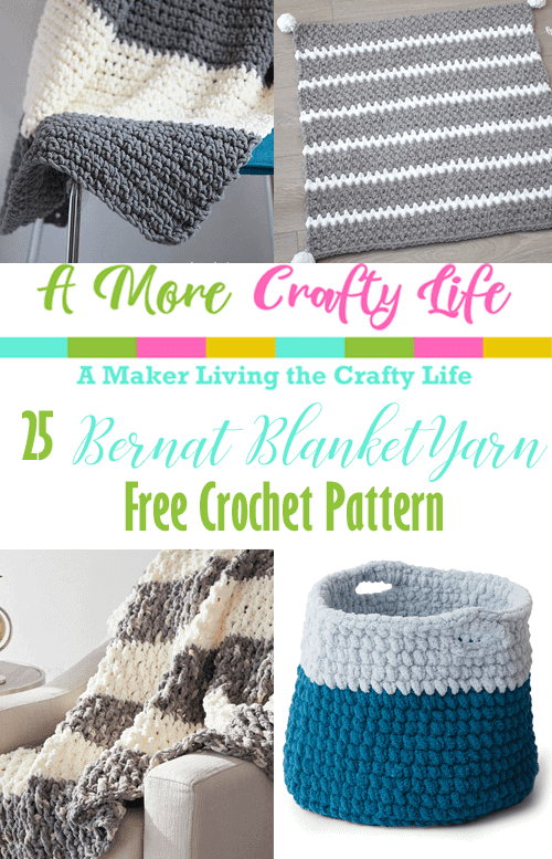bernat blanket yarn crochet Patterns - free crochet pattern - #crochet #crochetpattern #diy #freecrochetpattern