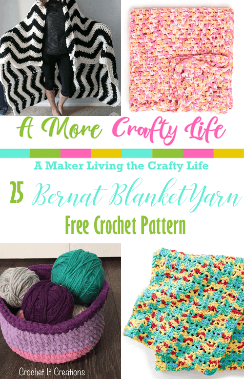 bernat blanket yarn crochet Patterns - free crochet pattern - #crochet #crochetpattern #diy #freecrochetpattern