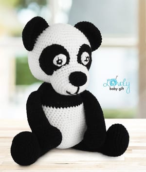 crochet panda pattern- panda bear pattern stuffed toy- crochet pattern pdf - amigurumi amorecraftylife.com #crochet #crochetpattern
