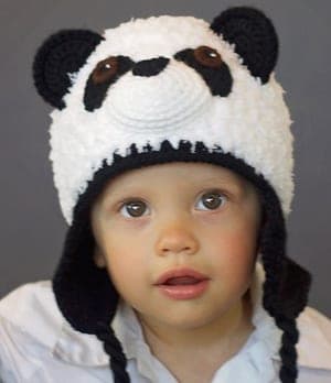 crochet panda pattern- panda bear pattern hat pattern crochet pattern pdf - amigurumi amorecraftylife.com #crochet #crochetpattern