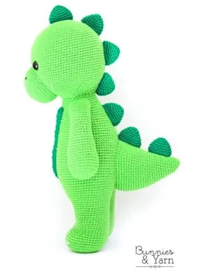 amigurumi dinosaur crochet patterns - crochet pattern pdf - amorecraftylife.com #crochet #crochetpattern #amigurumi 