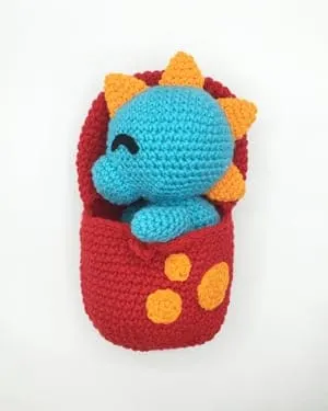 amigurumi dinosaur crochet patterns - crochet pattern pdf - amorecraftylife.com #crochet #crochetpattern #amigurumi 