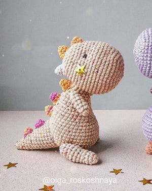 amigurumi dinosaur crochet patterns - crochet pattern pdf - amorecraftylife.com #crochet #crochetpattern #amigurumi 