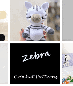 Crochet zebra Patterns - amigurumi - stuffed toy horse #crochet #crochetpattern #diy