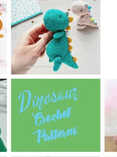 amigurumi dinosaur crochet pattern - crochet pattern pdf - amorecraftylife.com #crochet #crochetpattern #amigurumi