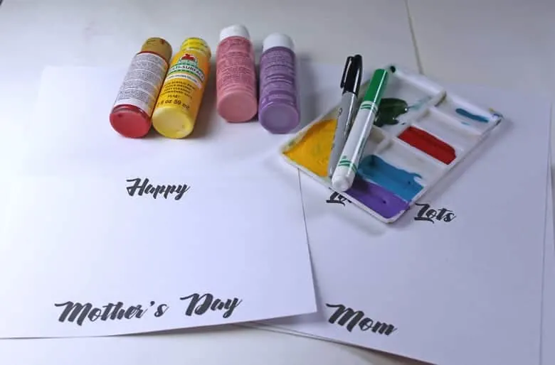 printable fingerprint mothers day card - kid crafts -handmade gift - amorecraftylife.com #kidscraft #craftsforkids #preschool