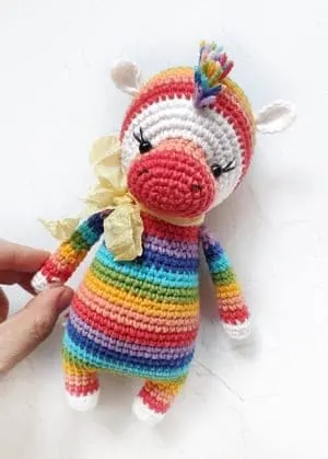 Crochet zebra Patterns  - amigurumi -  stuffed toy horse #crochet #crochetpattern #diy