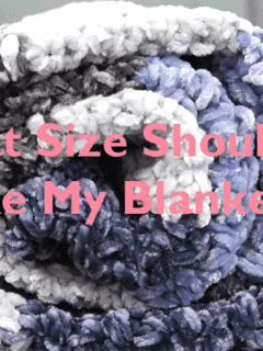 what size should I make my blanket? general guidelines for blanket sizes baby lovey to king #crochet #diy #blanket
