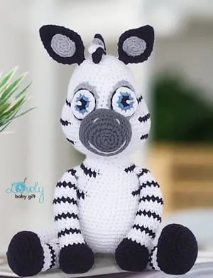 Crochet zebra Patterns  - amigurumi -  stuffed toy horse #crochet #crochetpattern #diy