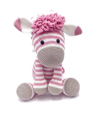 Crochet zebra Patterns  - amigurumi -  stuffed toy horse #crochet #crochetpattern #diy