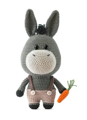 crochet donkey patterns- amigurumi crochet pattern - stuffed toy pattern #crochet #crochetpattern #diy #amigurumi