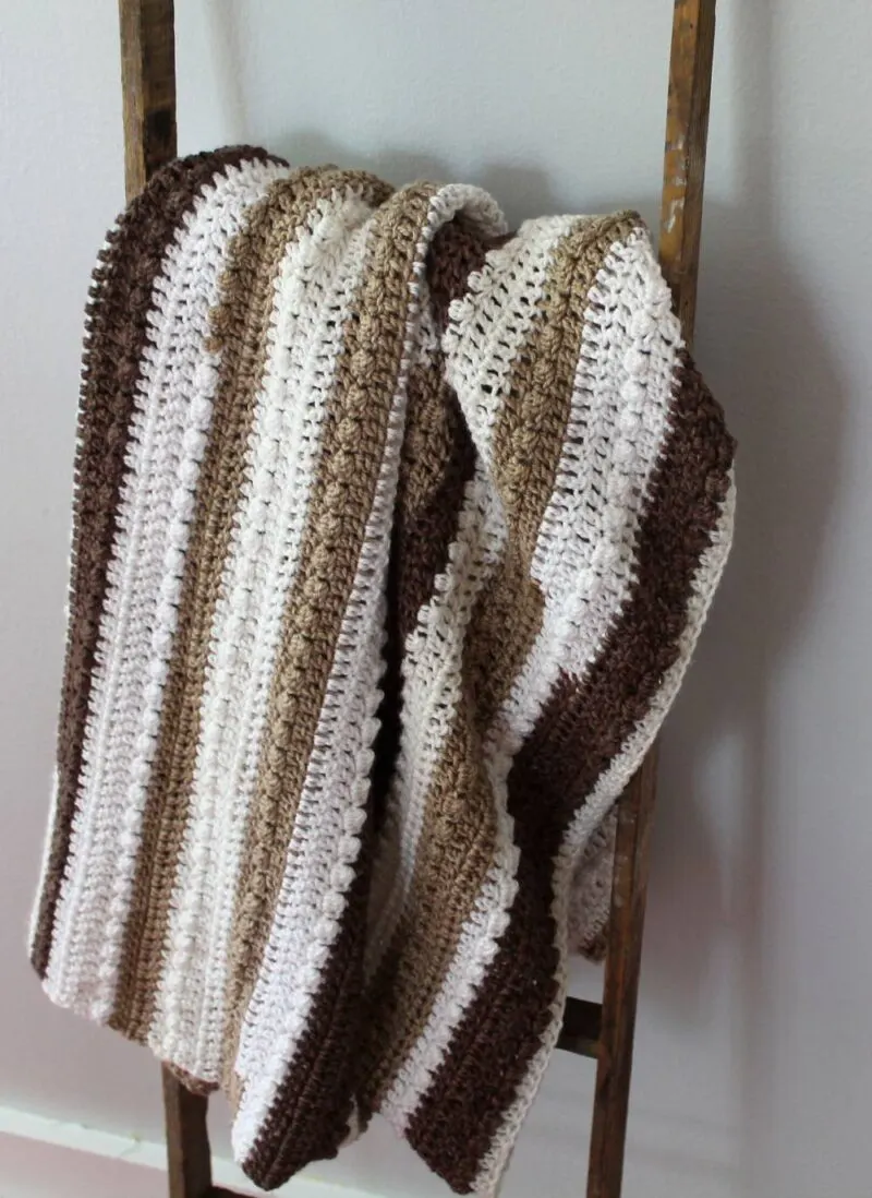 Dainty Dot Crochet Baby Blanket Pattern