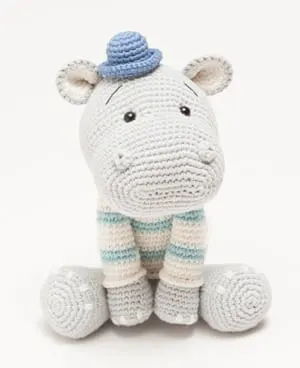 crochet hippo patterns- amigurumi hippopotamus crochet pattern - stuffed toy pattern #crochet #crochetpattern #diy #amigurumi