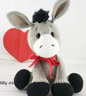 crochet donkey patterns- amigurumi crochet pattern - stuffed toy pattern #crochet #crochetpattern #diy #amigurumi