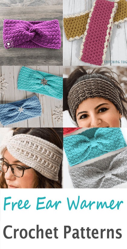 headband crochet pattern- free easy crochet warmer crochet pattern pdf - amorecraftylife.com #crochet #crochetpattern #freecrochetpattern