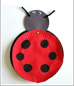 ladybug kid crafts - bug crafts for kids- ladybird insect - amorecraftylife.com #preschool #craftsforkids #kidscrafts
