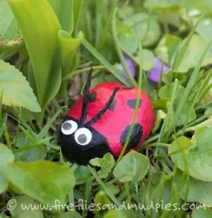 ladybug kid crafts - bug crafts for kids- ladybird insect - amorecraftylife.com #preschool #craftsforkids #kidscrafts