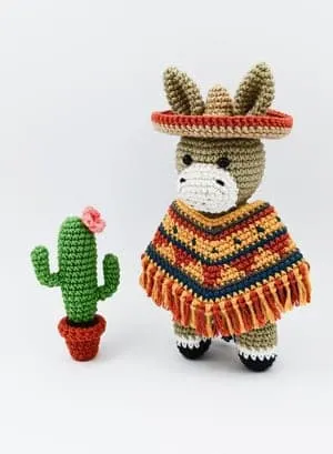 crochet donkey patterns- amigurumi crochet pattern - stuffed toy pattern #crochet #crochetpattern #diy #amigurumi