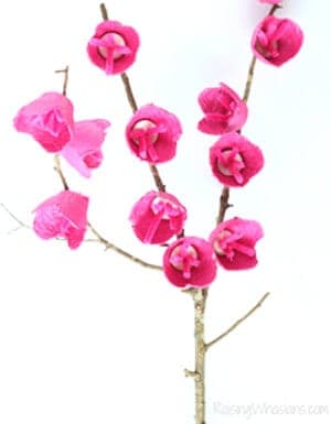 spring tree kid crafts - arts and crafts activities - spring kid craft- amorecraftylife.com #kidscraft #craftsforkids #preschool
