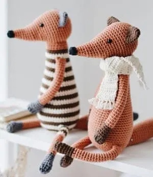 fox crochet pattern - amigurumi crochet pattern - amorecraftylife.com #crochet #crochetpattern #diy #amigurumi