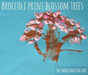 spring tree kid crafts - arts and crafts activities - spring kid craft- amorecraftylife.com #kidscraft #craftsforkids #preschool