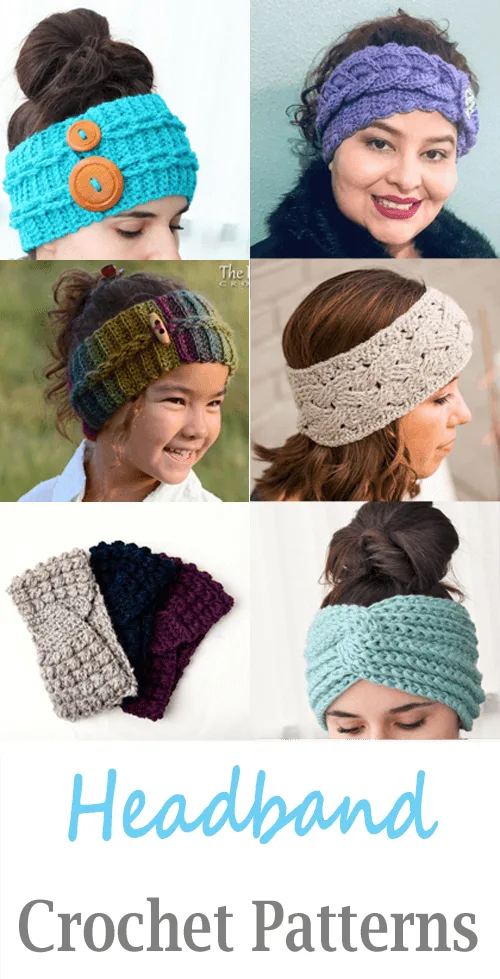 Make a cozy winter headband. headband crochet pattern- crochet pattern pdf - amorecraftylife.com #crochet #crochetpattern